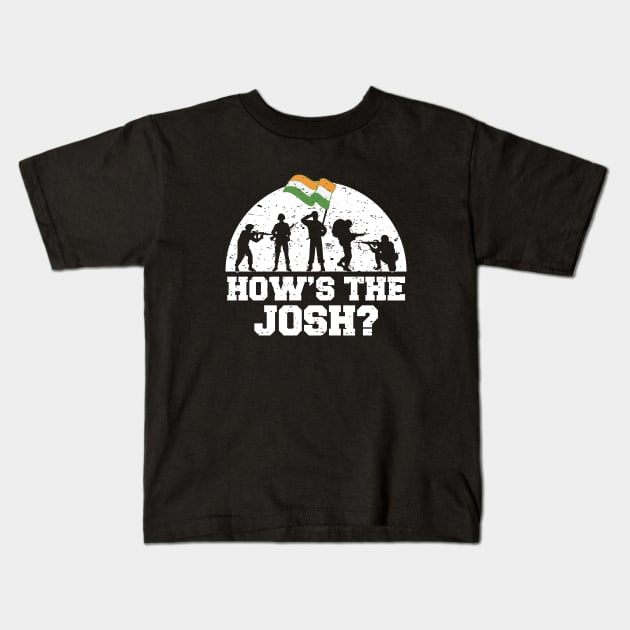 How is the Josh Hindi India Quote Slogan Kids T-Shirt by alltheprints